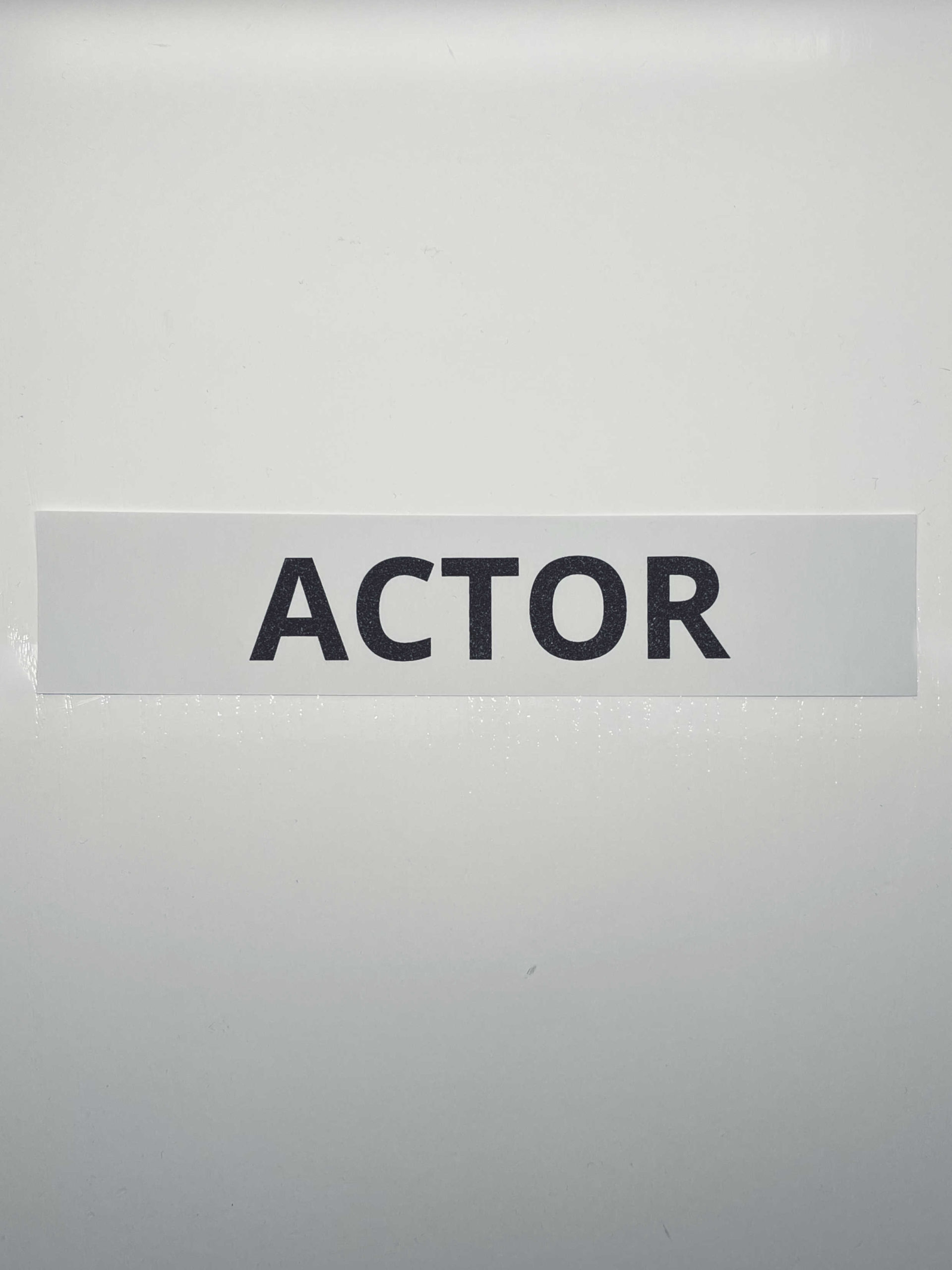 Термонаклейка “ACTOR” в магазине RentaPhoto.Store