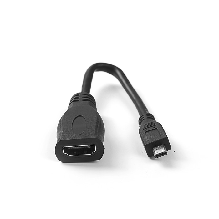 Адаптер переходник HDMI-f на microHDMI-m 5Bites 0.15 метра в магазине RentaPhoto.Store