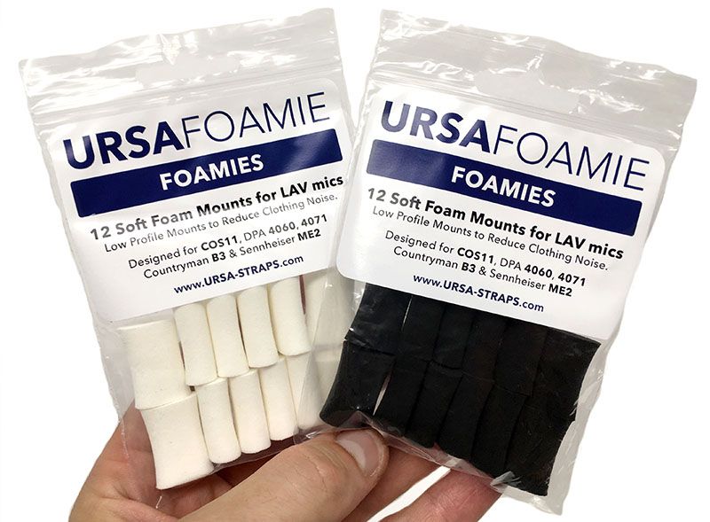 Ветрозащита для петличных микрофонов URSA FOAMIES (белая) в магазине RentaPhoto.Store