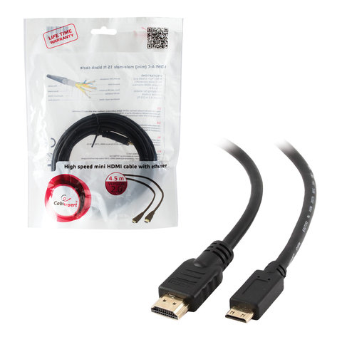 Кабель HDMI-miniHDMI V1,4-4,5 метра в магазине RentaPhoto.Store