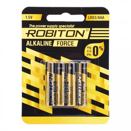 Батарейки ROBITON FORCE LR6 BL4 - 4 шт в магазине RentaPhoto.Store