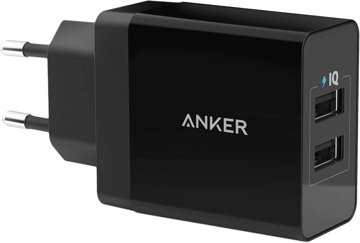Сетевое ЗУ Anker A2021L11, СЗУ 2 порта USB 24W 4.8A в магазине RentaPhoto.Store