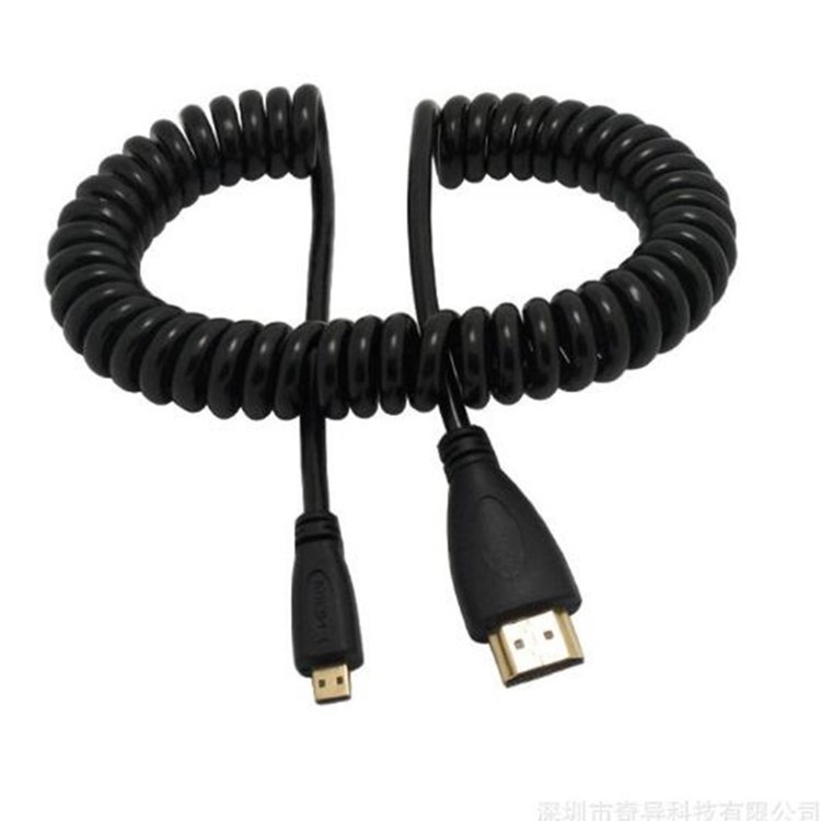 Кабель HDMI-microHDMI  1.5м витой Черный в магазине RentaPhoto.Store