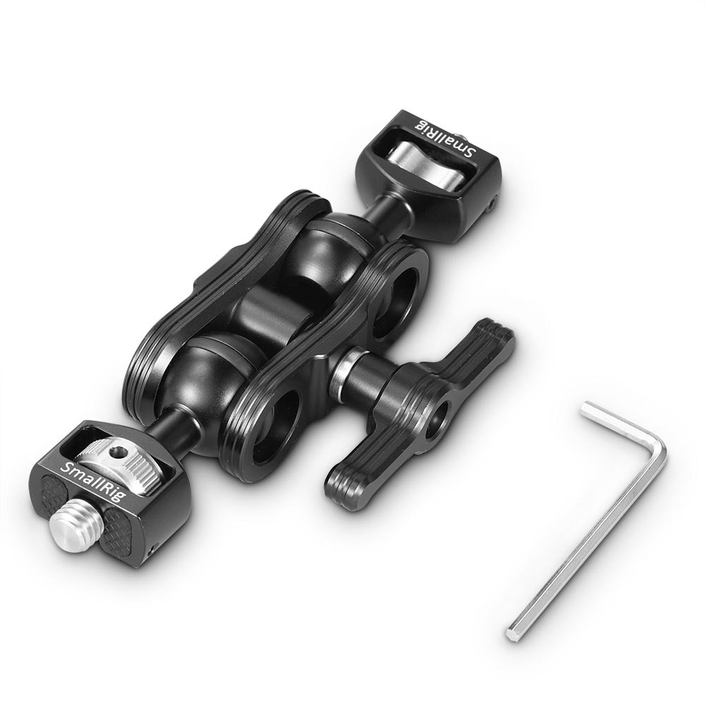 Держатель SmallRig 2212 шаровый с винтами 1/4" и 3/8" в магазине RentaPhoto.Store