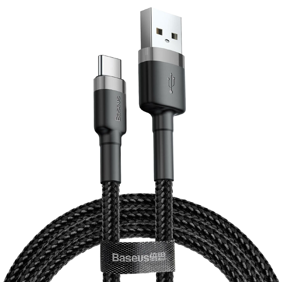 Кабель Baseus Cafule USB - Type-C 1м Серый  в магазине RentaPhoto.Store