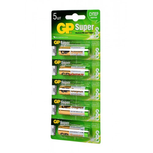 Батарейка GP Super GP15A-CR5 LR6 BL1 в магазине RentaPhoto.Store