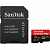 Карта памяти SanDisk Extreme PRO microSDHC + SD Adapter 100Mb/s A1 C10 V30 UHS-I, 32GB в магазине RentaPhoto.Store